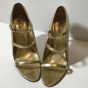 bonnibel gold & silver sandal